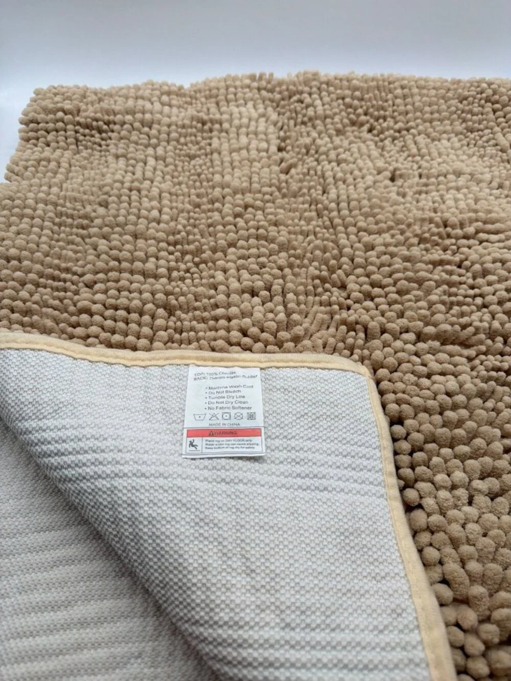 OLANLY Super Soft Chenille Bathroom Rug 59